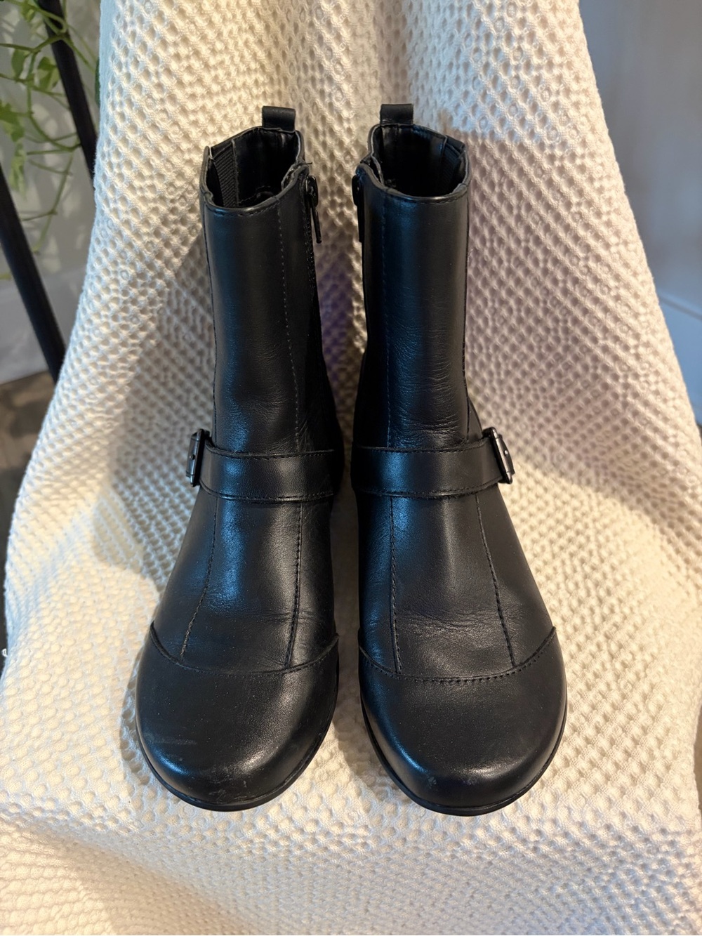 Strictly Comfort Leather Ankle Boots